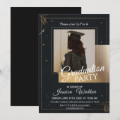 Elegant Class of 2026 Graduate Celebration Invite Kaart (Voorkant / Achterkant)