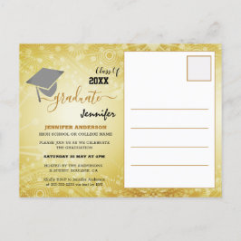 Elegant Class of 20XX, Photo, Topper Afstuderen Aankondigingskaart