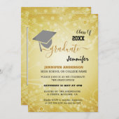 Elegant Class of 20XX, Photo, Topper Afstuderen Kaart (Voorkant / Achterkant)