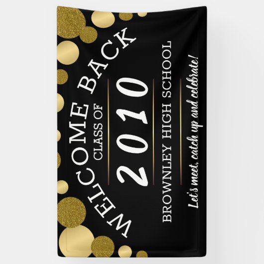 Elegant class reunion banner (Verticaal)