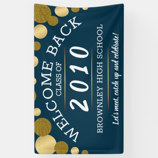 Elegant class reunion banner (Verticaal)
