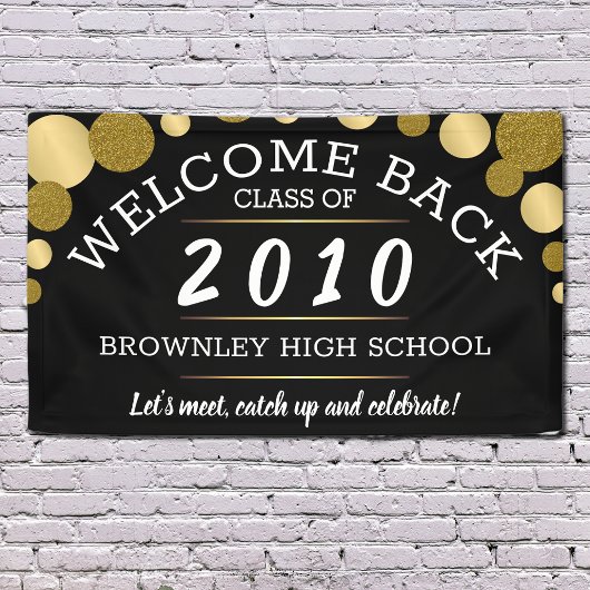 Elegant class reunion banner