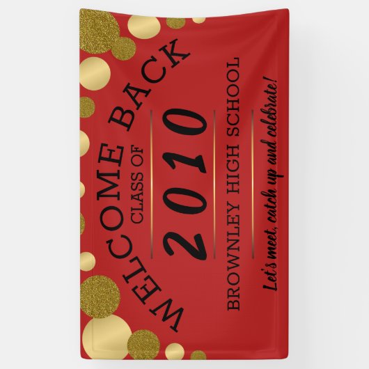 Elegant class reunion banner (Verticaal)