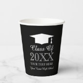 Elegant class van 2022 senior name graduation part papieren bekers (Achterkant)
