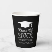 Elegant class van 2022 senior name graduation part papieren bekers (Voorkant)