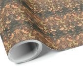 Elegant Classic Birds William Morris  Cadeaupapier (Rol Hoek)