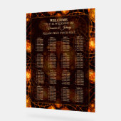 Elegant Classic Boho Modern Gold #901 Wedding Acryl Bord (Hoek)