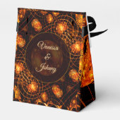Elegant Classic Boho Modern Gold #901 Wedding Bedankdoosjes (Achterkant)