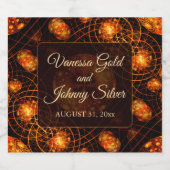 Elegant Classic Boho Modern Gold #901 Wedding Bier Etiket (Enkel label)