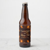 Elegant Classic Boho Modern Gold #901 Wedding Bier Etiket (Voorkant)