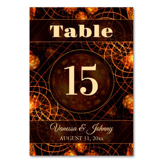 Elegant Classic Boho Modern Gold #901 Wedding Kaart (Voorkant)