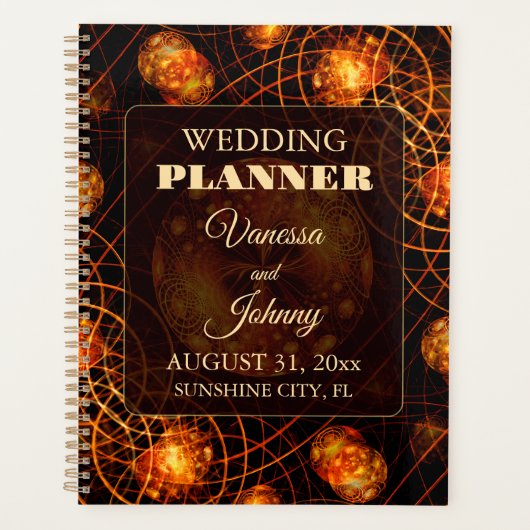 Elegant Classic Boho Modern Gold #901 Wedding Planner (Voorkant)