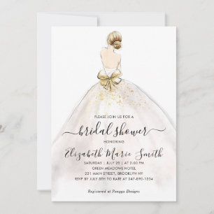 Elegant Classic Bruid Trouwjurk Vrijgezellenfeest Kaart