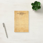 Elegant Classic Calligrafed Monogram Sjabloon Post-it® Notes (Kantoor)