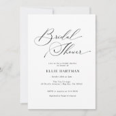 Elegant Classic Calligraphy Vrijgezellenfeest Kaart (Voorkant)