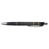 Elegant Classic Chic Zwart Goud Paard gepersonalis Pen (Bodem)