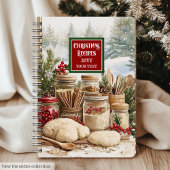 Elegant Classic Christmas Recepten Notitieboek Cus