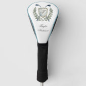 Elegant Classic Custom Monogram Golf Crest Golfheadcover (Voorkant)