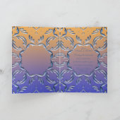 Elegant Classic Fancy 25th Wedding Jubileum Kaart (Binnen)