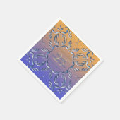 Elegant Classic Fancy 25th Wedding Jubileum Servet (Hoek)