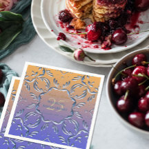 Elegant Classic Fancy 25th Wedding Jubileum