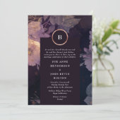 Elegant Classic Floral Boho Fantasy Golden Cirkel Kaart (Staand voorkant)