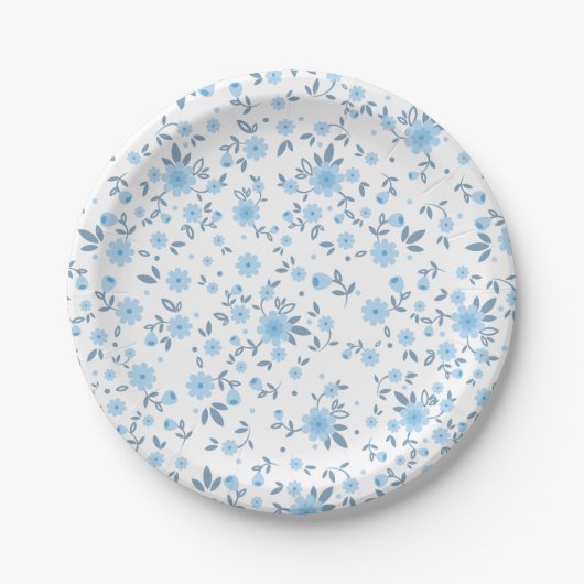 Elegant Classic  Floral Ditsy | Bord papier (Voorkant)