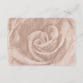 Elegant Classic Floral Rustic Wedding Details 3 Informatiekaartje (Achterkant)