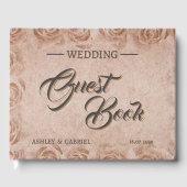 Elegant Classic Floral Rustic Wedding Guest Book 3 Gastenboek (Voorkant)