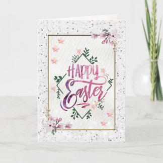 Elegant Classic Happy Paasdag Feestdagen Kaart