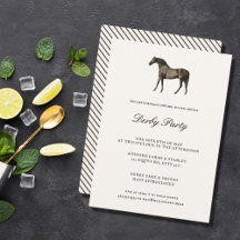 Elegant Classic  Horse Race Derby Party