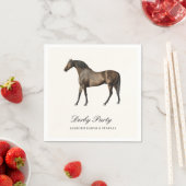 Elegant Classic  Horse Race Derby Party Servet (Insitu)