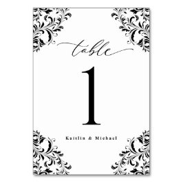 Elegant  Classic Klein Bruiloft Kaart