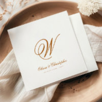 Elegant Classic Last Name Initiaal Wedding