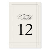 Elegant Classic Lichtgrijs tafelnummer (Voorkant)