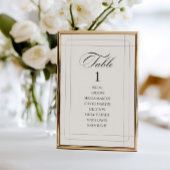 Elegant Classic Lichtgrijs tafelnummer