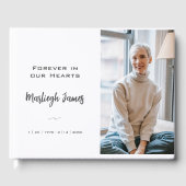 Elegant Classic Memorial Foto Gastenboek (Voorkant)