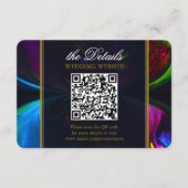 Elegant Classic Modern Floral Pattern #902 Wedding Informatiekaartje (Voorkant)