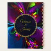 Elegant Classic Modern Floral Pattern #902 Wedding Planner (Achterkant)