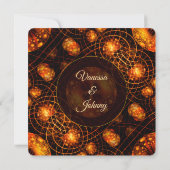 Elegant Classic Modern Gold #901 Wedding RSVP Card (Achterkant)