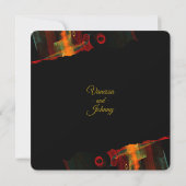 Elegant Classic Modern Trendy Pattern #903 Wedding (Achterkant)