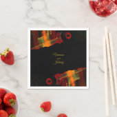 Elegant Classic Modern Trendy Pattern #903 Wedding Servet (Insitu)