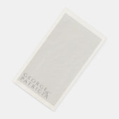 Elegant Classic Modern Typography Gray Wedding Servet (Hoek)