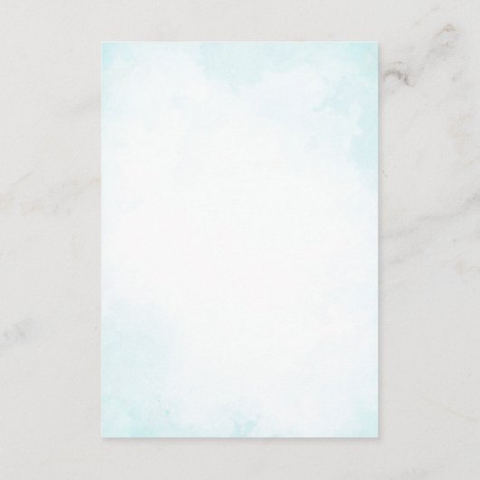 Elegant Classic Monogram Weddenschap Details Informatiekaartje (Achterkant)