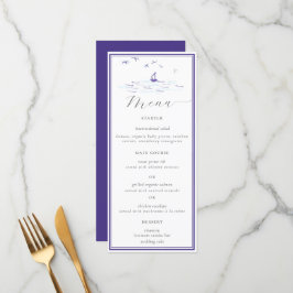 Elegant Classic Nautical Lijst Boat Waves Weddensc Menu