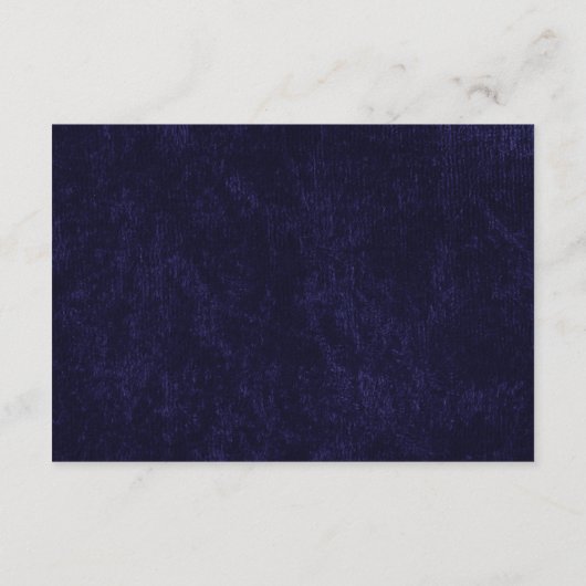 Elegant Classic Navy Blue Wedding Dress Code Informatiekaartje (Achterkant)