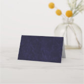 Elegant Classic Navy Blue Wedding Plaatskaartje (Achterkant)
