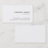 Elegant Classic Nostalgic look Plain  Trendy Visitekaartje (Voorkant / Achterkant)