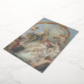 Elegant Classic Old painting Wedding Folie Uitnodiging (Gedraaid)