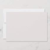 Elegant Classic Orchid Wedding Meal RSVP (Achterkant)